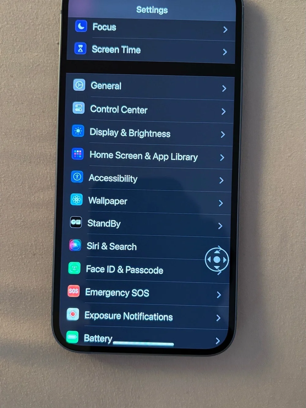 Apple iPhone 14 Plus - Black Front Display